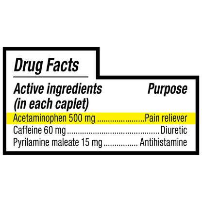 (6 pack) Equate Multi-Symptom Menstrual Complete Caplets, 40 Count, Compare to MidolÂ Complete Active Ingredients