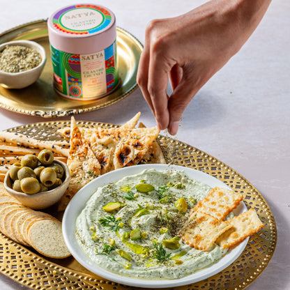 Satya Blends, Cilantro Seasoning 1.24oz, Herby Citrus, Multipurpose for Dips Marinades Seafood Vegetables Sauce