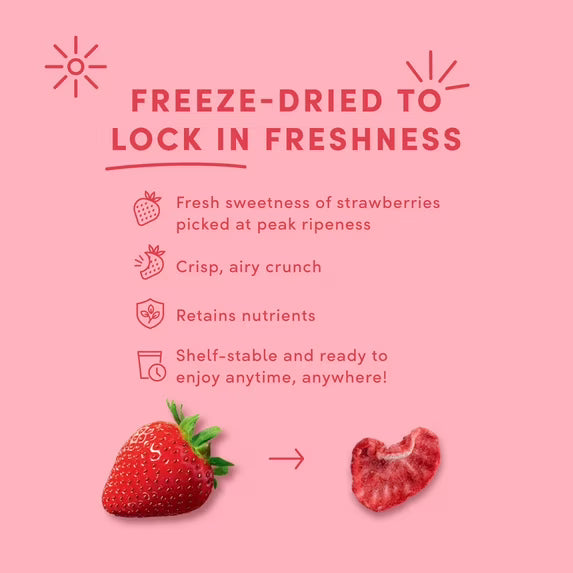 Tru Fru Freeze Dried Strawberries & Crème, 3.4 oz