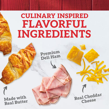 Hillshire Farm Ham & Cheese Stuffed Croissants, 8 oz, 2 Count (Frozen)