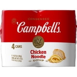 Campbell’s Condensed Chicken Noodle Soup, 10.75 oz Can (4 Pack)