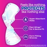 Always Radiant Feminine Pads with Wings, Size 1, Regular Absorbency, Scented, 30 Count