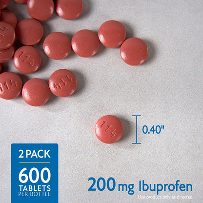 Member's Mark Ibuprofen Pain Reliever and Fever Reducer Tablet, 200 mg, 1200 ct.