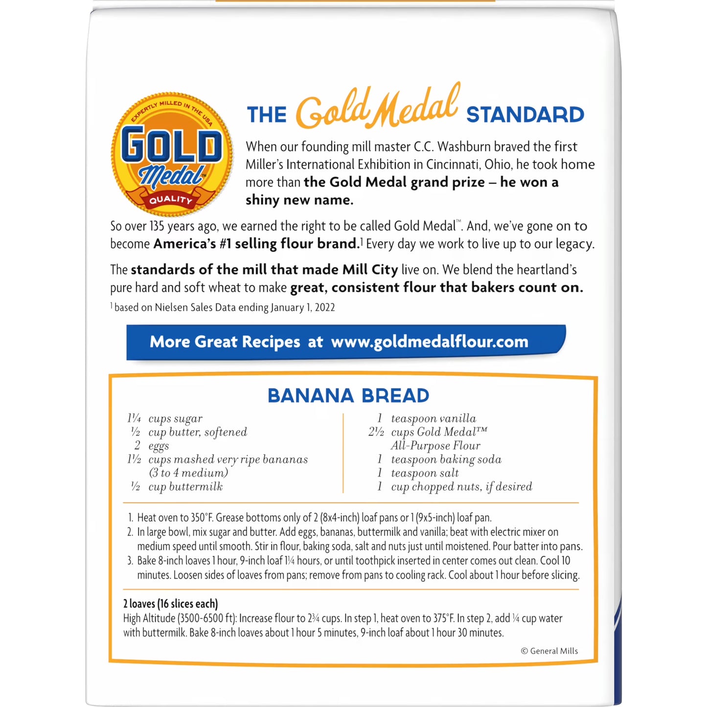 (8 pack) Gold Medal All Purpose Flour, Baking Flour, 5 lb Bag