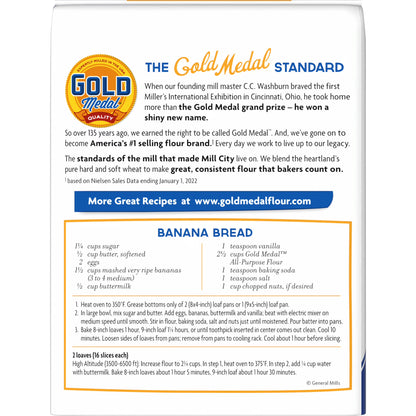(8 pack) Gold Medal All Purpose Flour, Baking Flour, 5 lb Bag