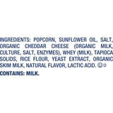 SKINNYPOP Gluten-Free White Cheddar Popcorn Snack, 8 oz Bag