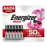 Energizer MAX AA Batteries (24 Pack) and AAA (24 Pack) Batteries (48 Pack Total)