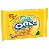 OREO Lemon Creme Sandwich Cookies, Family Size, 18.71 oz