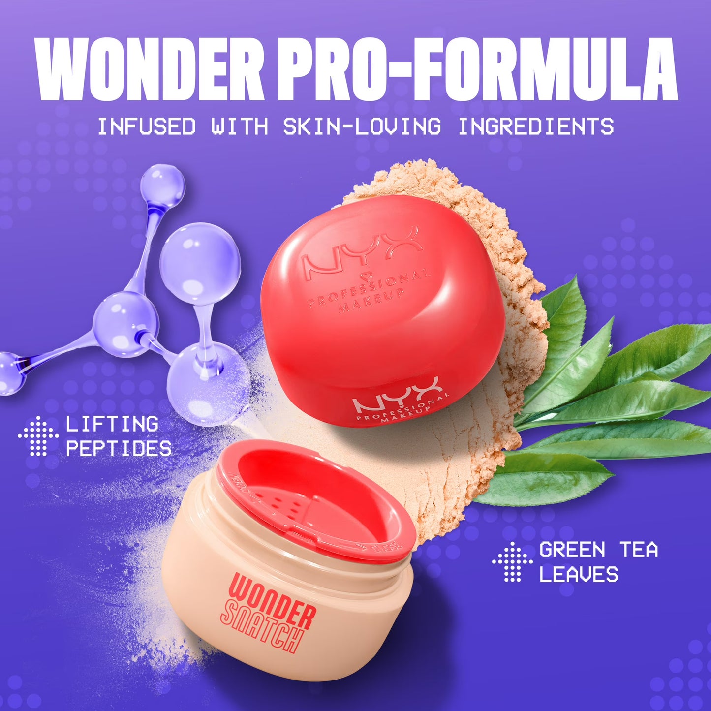 NYX Professional Makeup Wonder Snatch Translucent Setting Makeup Finishing Powder, Sugar Serve 01