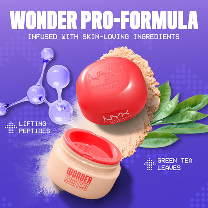 NYX Professional Makeup Wonder Snatch Translucent Setting Makeup Finishing Powder, Sugar Serve 01