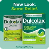Dulcolax Bisacodyl Stimulant Laxative Pills for Overnight Constipation Relief, 5 mg, 25 Tablets