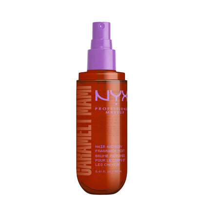 NYX Professional Makeup Fat Oil Caramel Pistachio Sweet Body Spray Hair Mist, Caramelt Mami, 5.4 fl oz