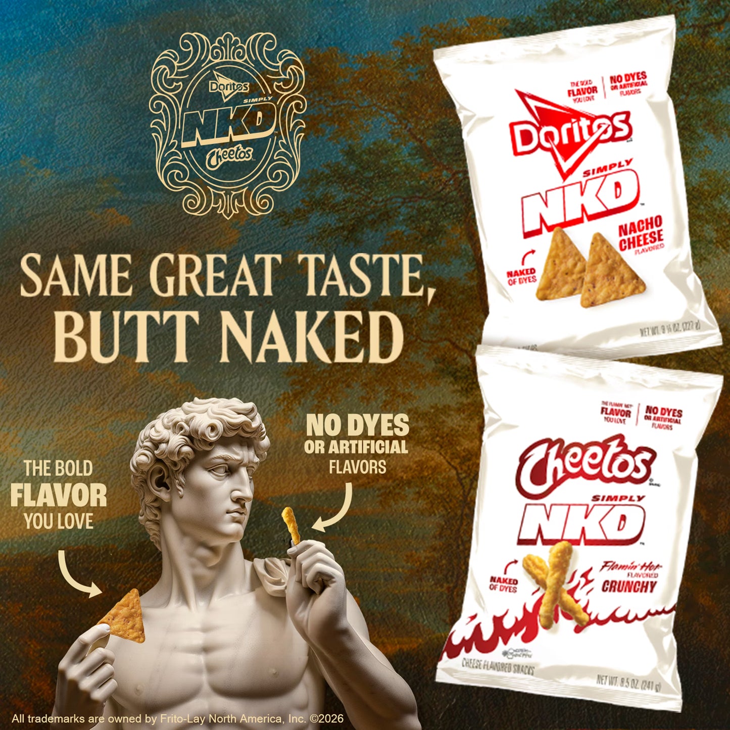 Doritos Simply NKD No Dyes No Artificial Flavors Nacho Cheese Tortilla Chips Bag, 9.25 oz