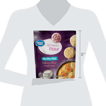 (4 pack) Great Value Gluten Free All-Purpose Flour, 22 oz