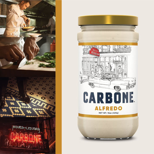 Carbone Fine Foods Alfredo Sauce, 15 oz