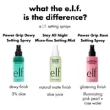 e.l.f. Power Grip Rosé Setting Spray, 2.7 fl oz
