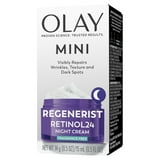 Olay Skin Care Regenerist Retinol 24 + Peptide Facial Moisturizer, Fragrance-Free, Trial Size 0.5 oz