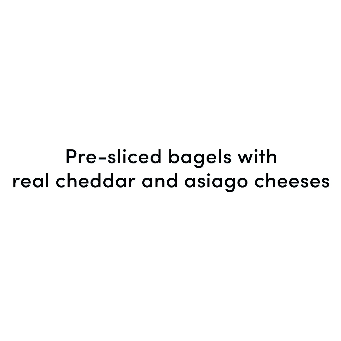 bettergoods Double Cheese Bagels, 15 oz, 5 Count
