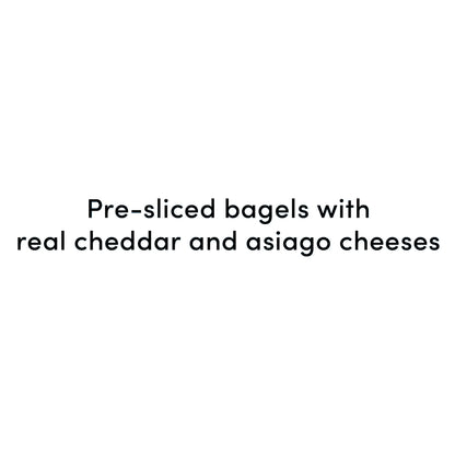 bettergoods Double Cheese Bagels, 15 oz, 5 Count