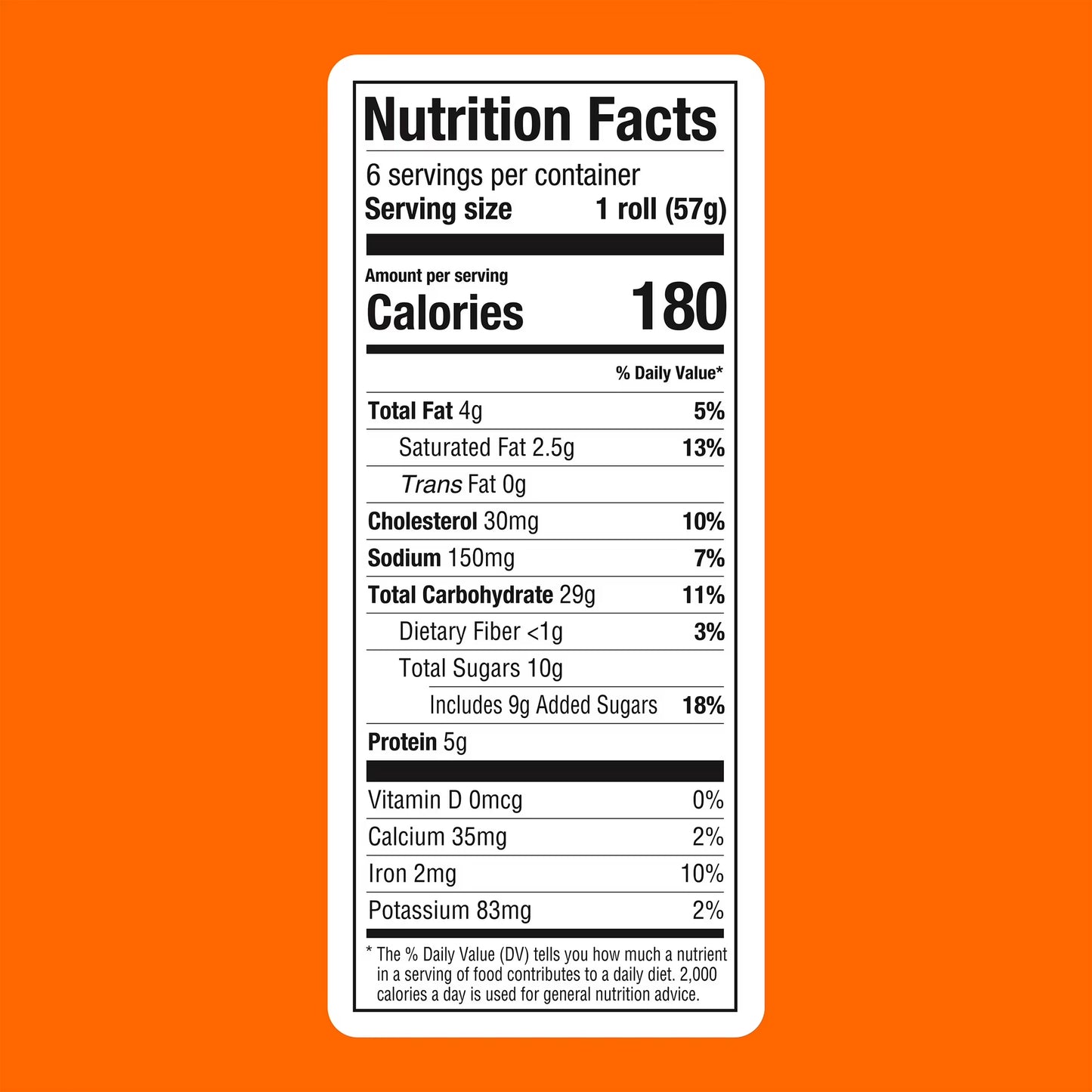 King's Hawaiian Original Hawaiian Sweet Mini Sub Rolls 6 Count, 12 oz, Shelf-Stable