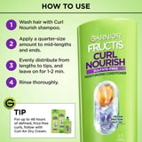 Garnier Fructis Curl Nourish Moisturizing Conditioner with Coconut Oil, 12 fl oz