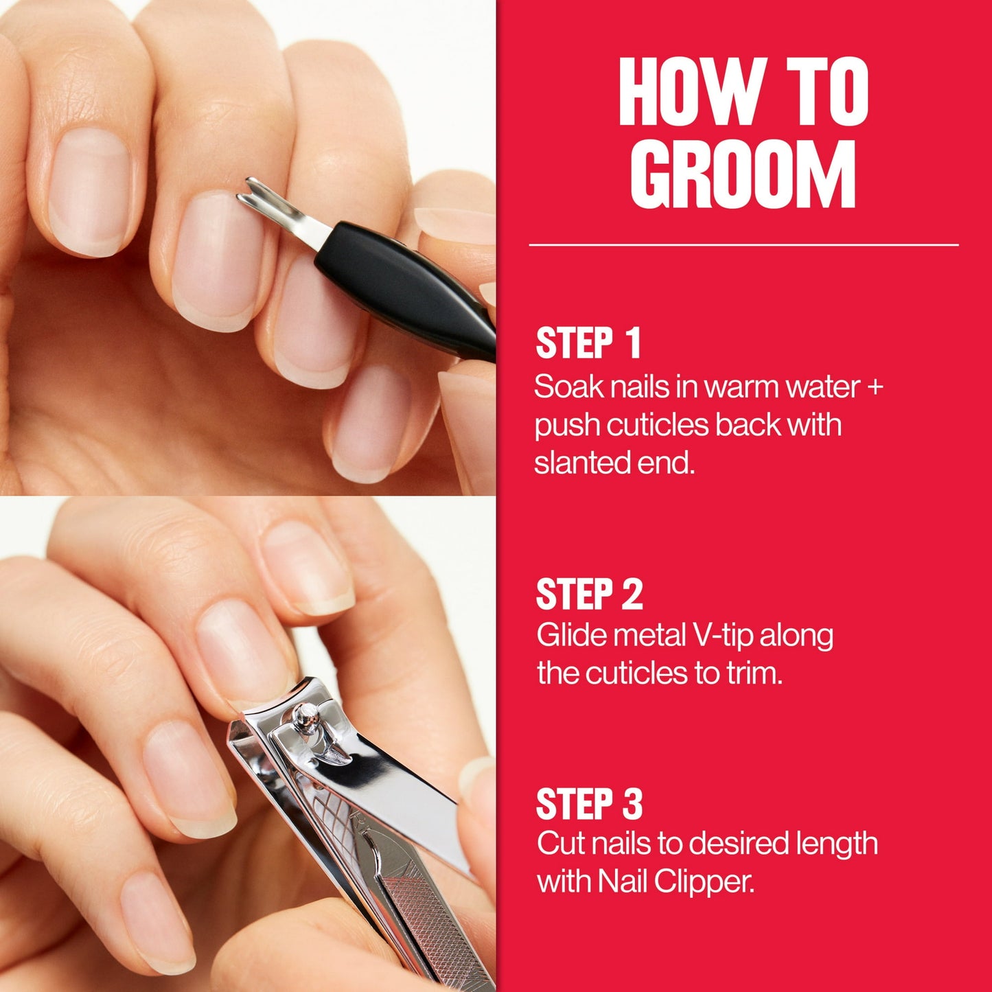 PR REV Mini Nail Clipper, Nail Care Tools, Curved Blade for Trimming & Grooming, Easy to Use (Pack of 1)