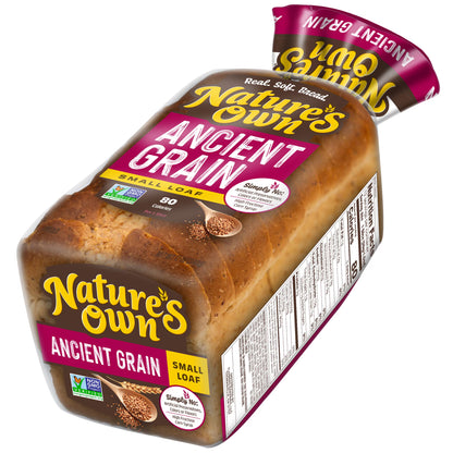 Nature's Own Ancient Grain, Non-GMO Small Loaf Bread, Sandwich Bread, 12 oz Loaf