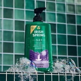 Irish Spring 5 in 1 Moisturizing Body Wash for Men, Fresh Eucalyptus & Bergamot Scent, 30 fl oz