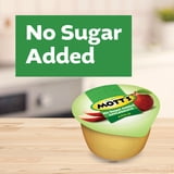 Mott's No Sugar Added Applesauce, 3.9 Ounce Cups, 18 Count