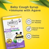Zarbee's Baby Agave Cough Syrup + Immune Support*, Grape, 2 fl. oz