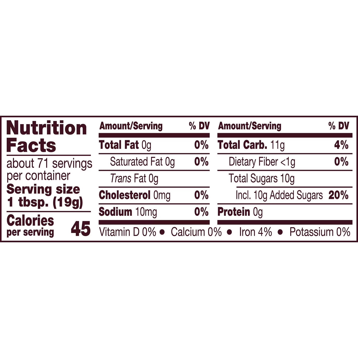 Hershey's Chocolate Flavored Syrup, Bulk Bottle 48 oz