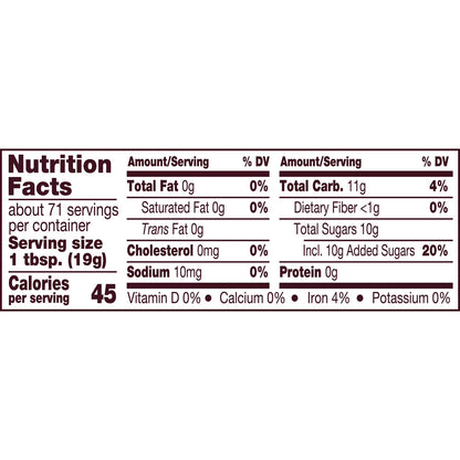 Hershey's Chocolate Flavored Syrup, Bulk Bottle 48 oz