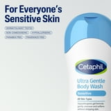 Cetaphil Ultra Gentle Body Wash, For Dry to Normal, Sensitive Skin, Fragrance Free, 16.9 fl oz