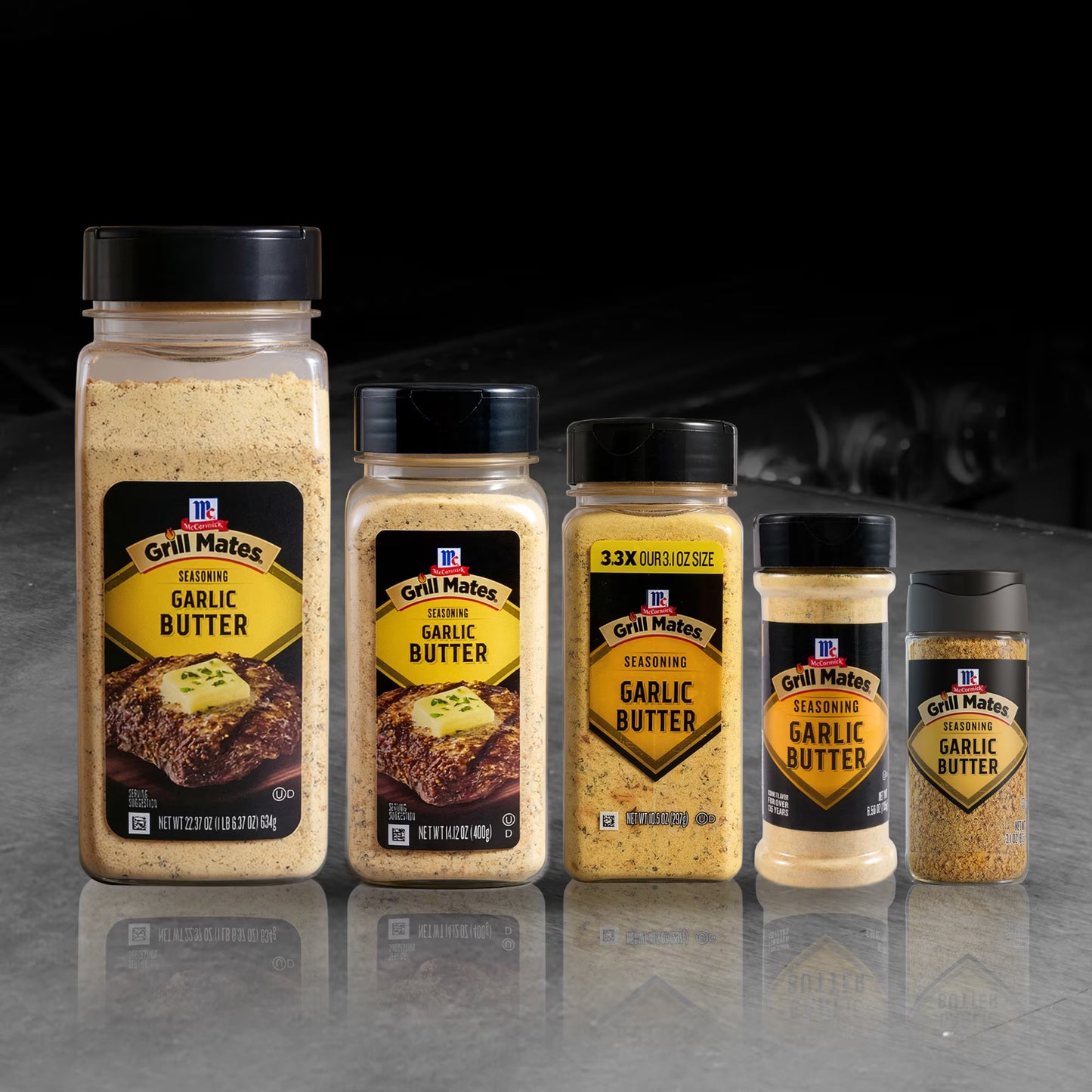 Grill Mates Garlic Butter Seasoning, 6.56 oz Bottle