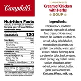 (8 pack) Campbell's Condensed Cream of Chicken Soup with Herbs, 10.5 oz Can