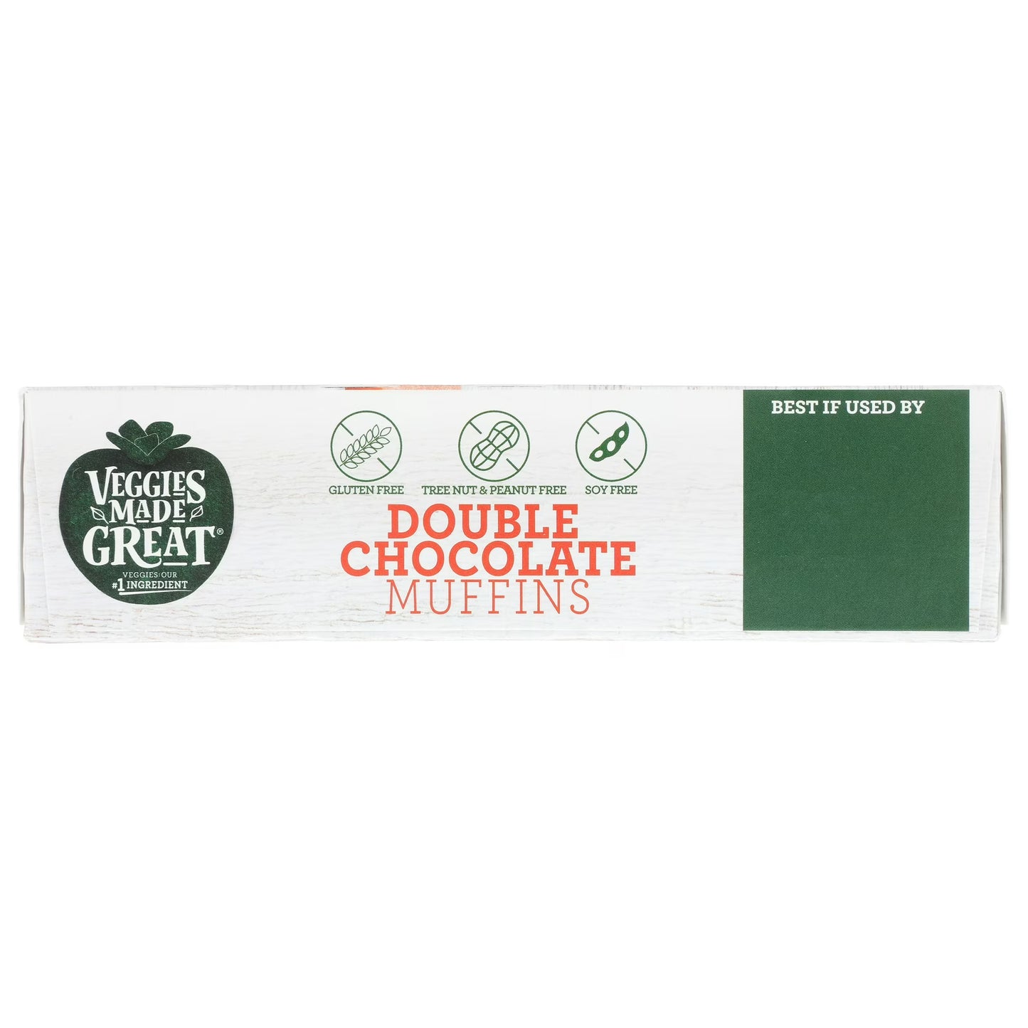 Veggies Made Great Double Chocolate Muffin, 12oz, 6ct Box (Frozen)