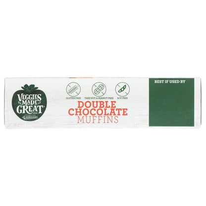 Veggies Made Great Double Chocolate Muffin, 12oz, 6ct Box (Frozen)