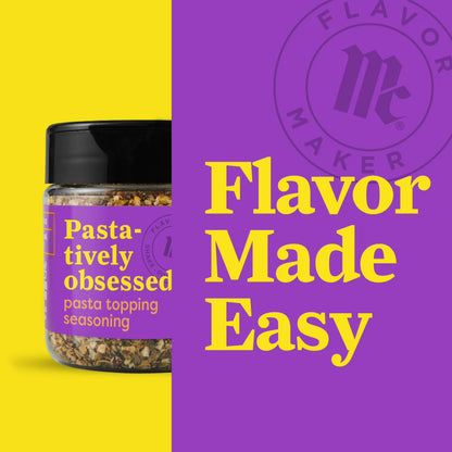 McCormick Flavor Maker Pasta Topping Seasoning, 4.3 oz Jar