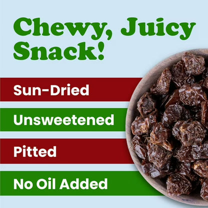 Bing Cherries, 1 Pound – Non-Oil Added, Raw, Kosher, Vegan, Bulk – Food to Live