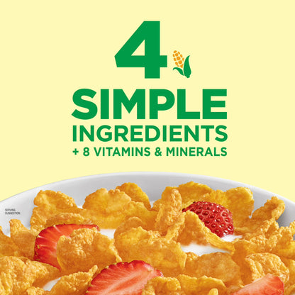 Kellogg's Corn Flakes Original Breakfast Cereal Mega Size Box, 25.2 oz