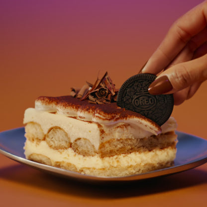 OREO Thins Tiramisu Creme Chocolate Sandwich Cookies, Family Size, 11.78 oz