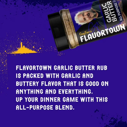 Flavortown All Purpose Garlic Butter Rub Seasoning, 6 oz