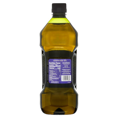(4 pack) Olivari Grapeseed Oil for Frying and Sauteing, 51 fl oz Plastic Bottle