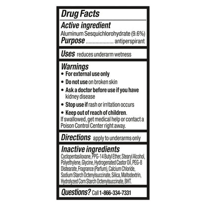 (2 pack) Degree Men Advanced Protection Black+White Ocean Air UltraClear Antiperspirant Deodorant, 2.7 oz