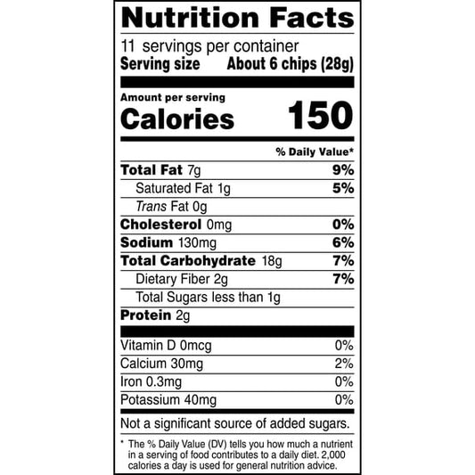 Tostitos Tortilla Chips Hint of Lime, 11 oz Bag