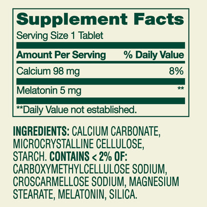 (3 pack) Spring Valley Melatonin Tablets Sleep Support Dietary Supplement Value Size, 5 mg, 240 Count