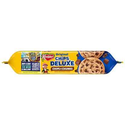 Keebler Chips Deluxe, Chips & Chunks Cookies, Chocolate Chip Cookies, 11.2 oz
