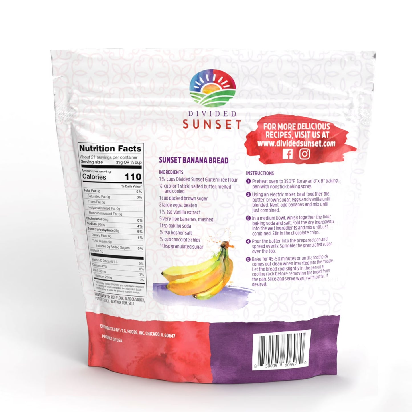 Divided Sunset Gluten Free, All-Purpose Flour 24oz