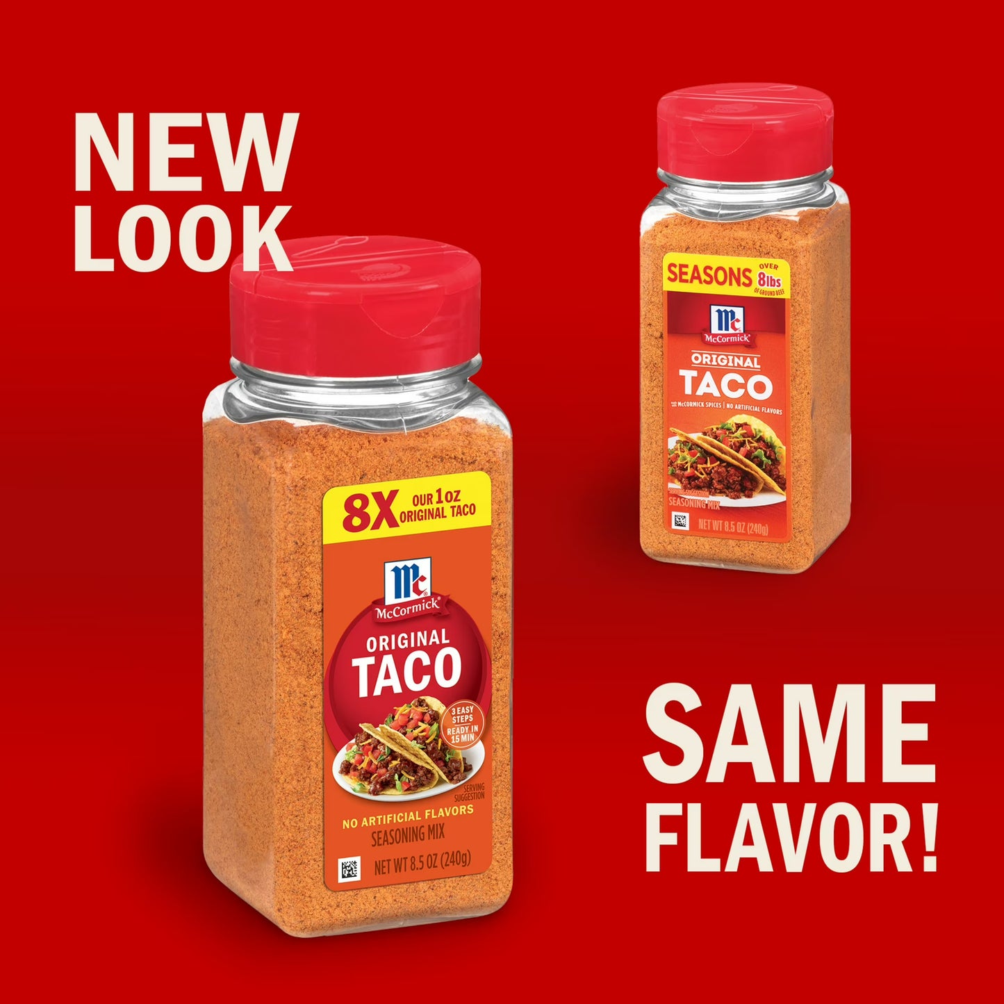 McCormick Original Taco Seasoning Mix, 8.5 oz Bottle