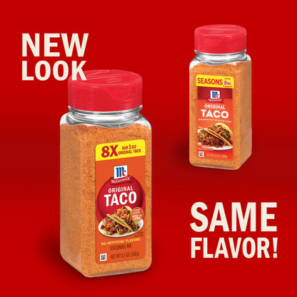 McCormick Original Taco Seasoning Mix, 8.5 oz Bottle